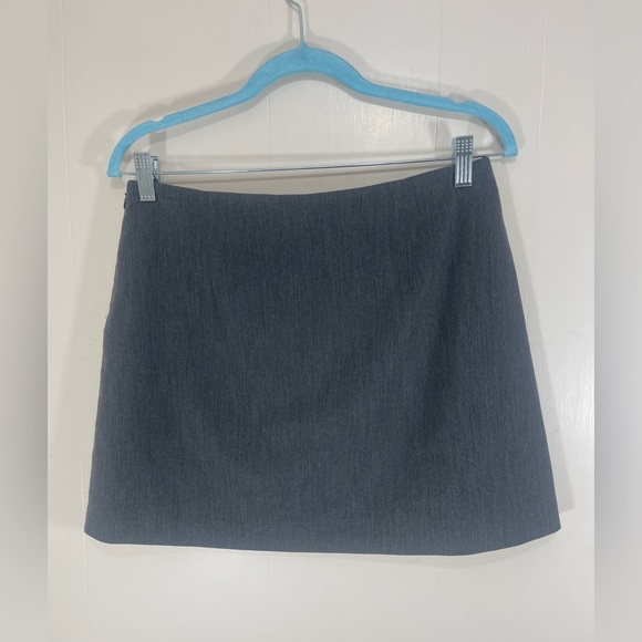 Djerf Avenue Must Have Gray Mini Skirt Women’s Size Medium - Picture 9 of 11